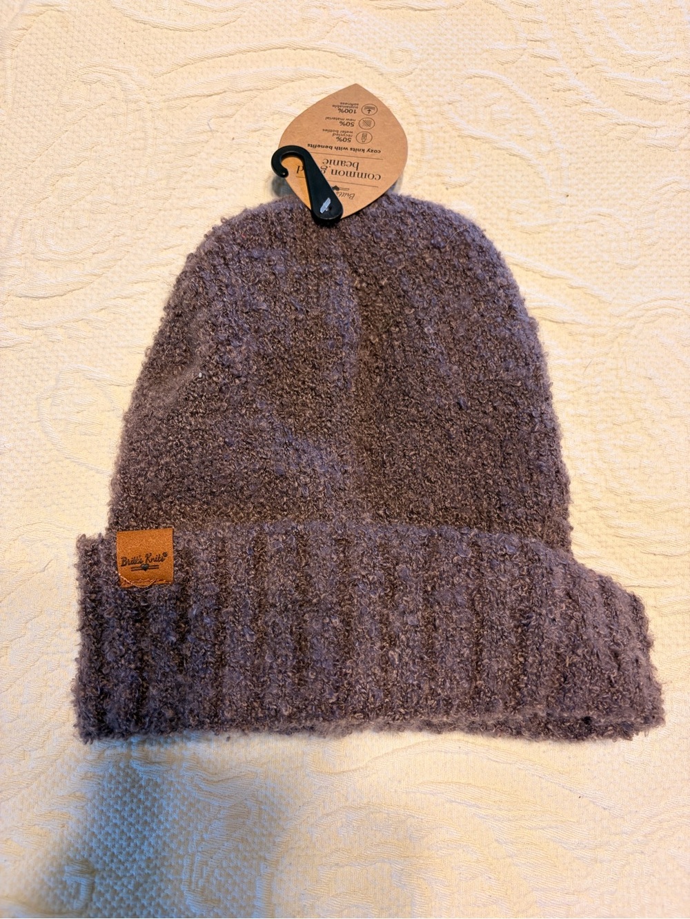Cozy Knit Beanie - Britt’s knits purple